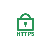 HTTPS対応やSSLセキュリティを表すアイコン